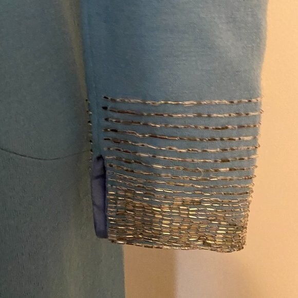 Vintage Lilli Diamond California Boho Sequin Long Sleeve Women Dress - Picture 2 of 15